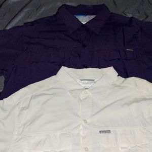 Columbia Men's short sleeve Omni-Shade sun Protection